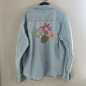 Stussy Flower Denim Shirt